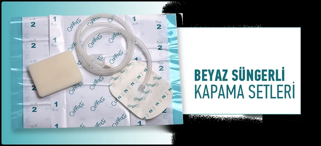 Beyaz Süngerli Kapama Setleri